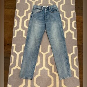 Denim Forum The Yoko High-Rise Slim Jeans Light Blue